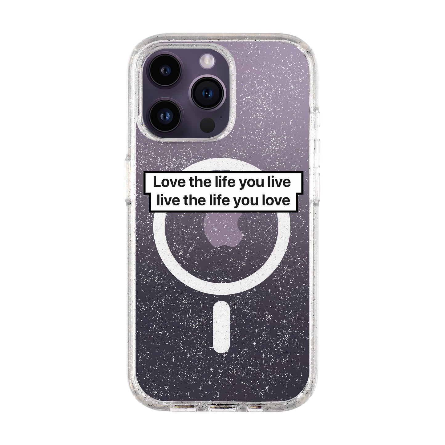 LOVE THE LIFE-iPhone 14 Pro Max Shiny Kılıf MagSafe Özellikli