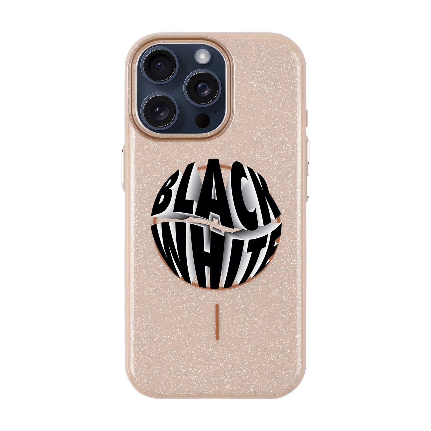 BLACK WHITE-iPhone 15 Pro Max Radiant Kılıf MagSafe Özellikli