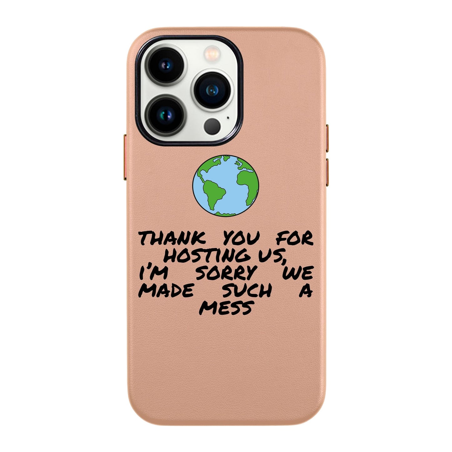 MESS-iPhone 13 Pro Max Leather Kılıf