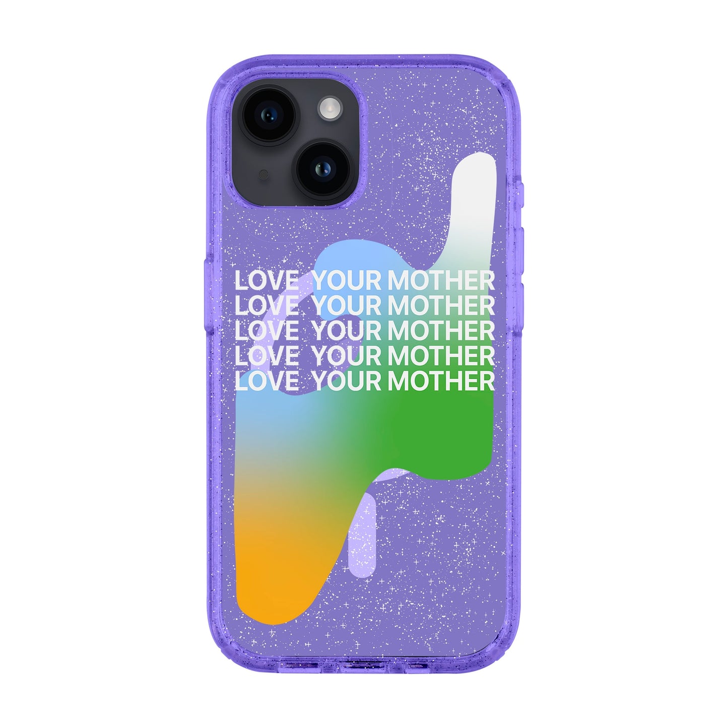 LOVE YOUR MOTHER-iPhone 14 Shiny Kılıf MagSafe Özellikli