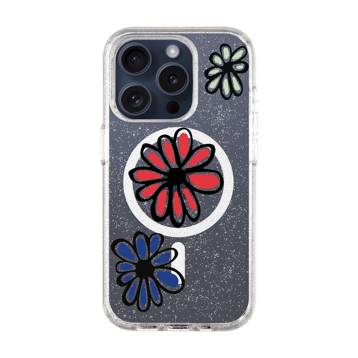 FLORIST-iPhone 15 Pro Shiny Kılıf MagSafe Özellikli