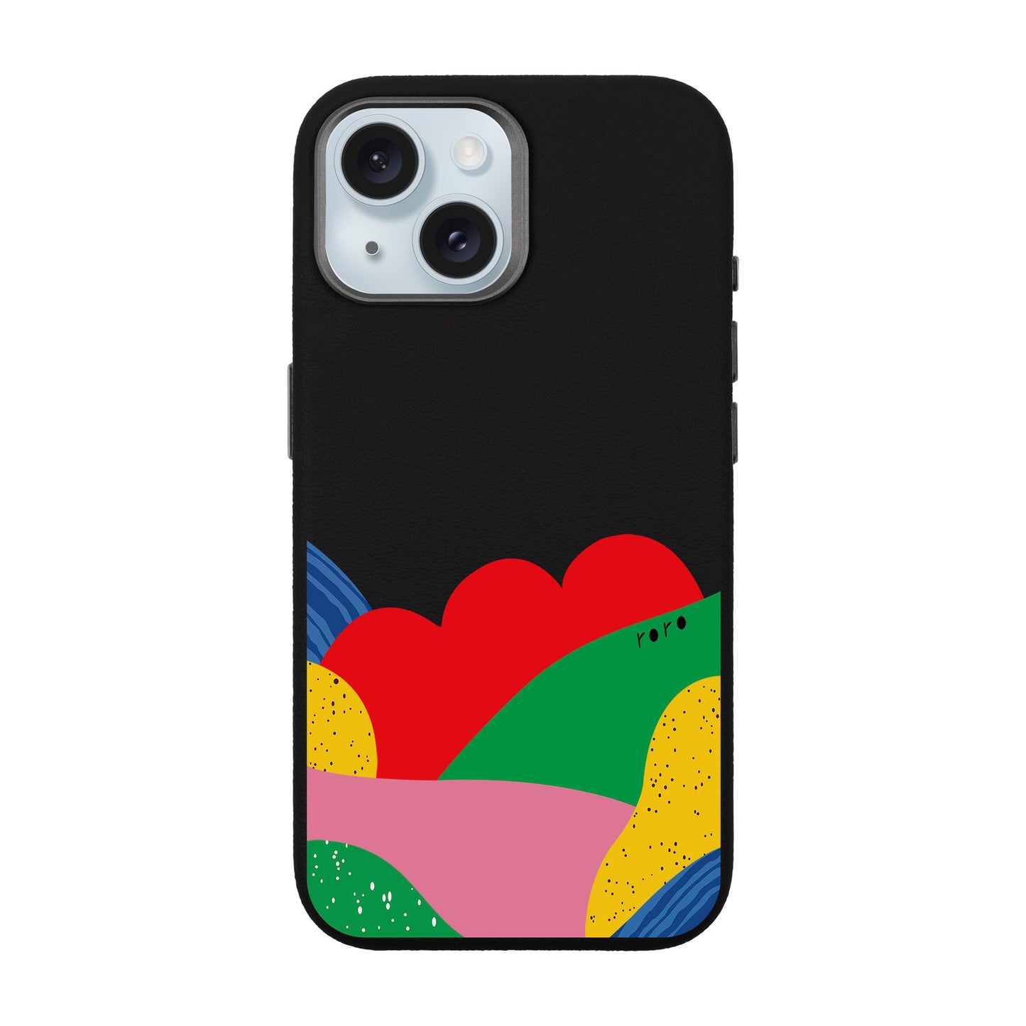 FLAG-iPhone 15 Leather Premium Kılıf MagSafe Özellikli
