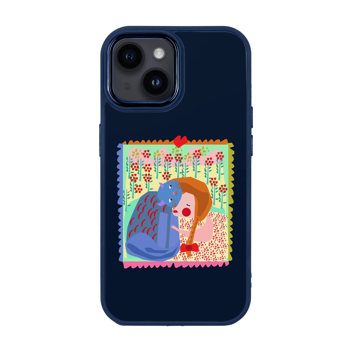 KEDİ POSTA PULU-iPhone 13 Proof Kılıf