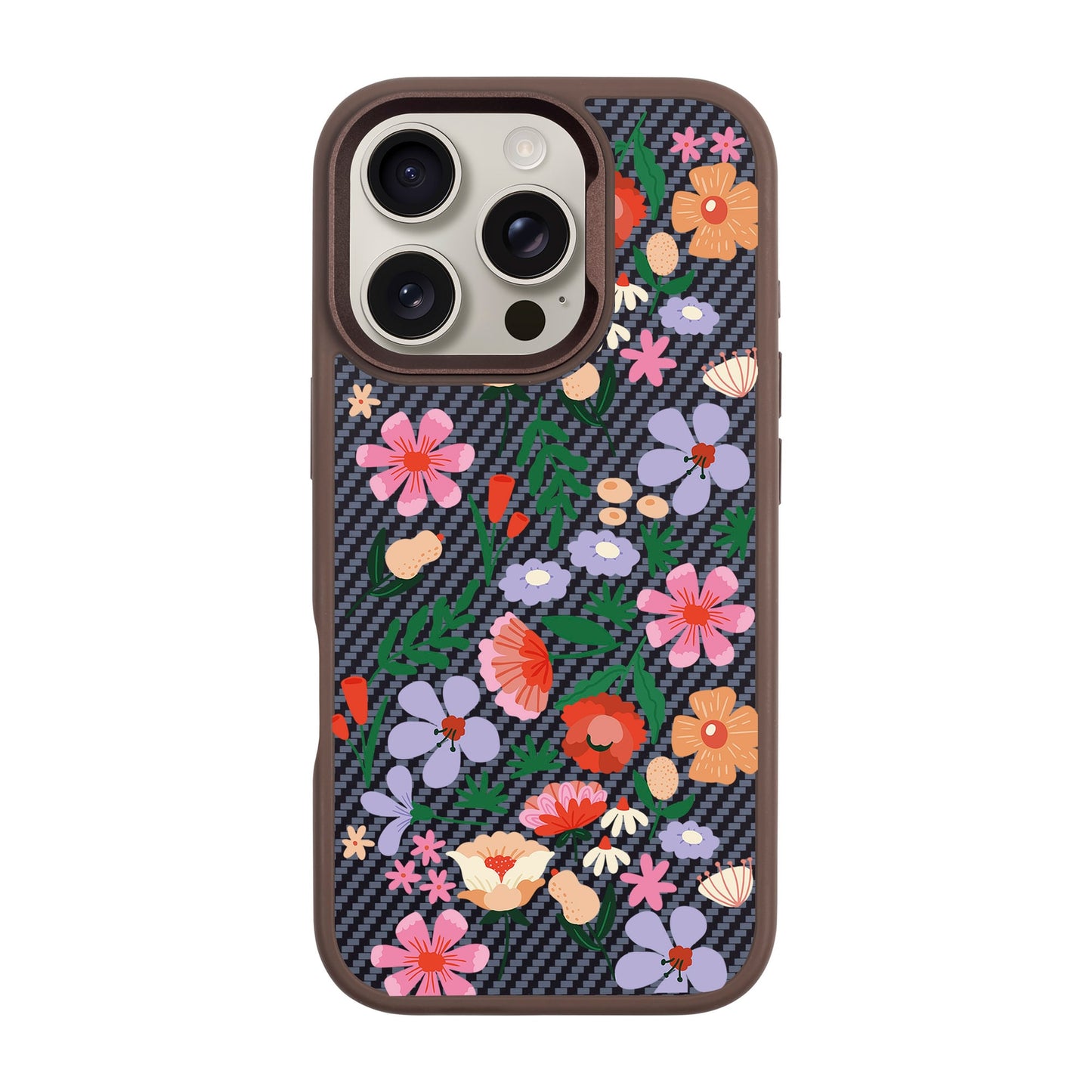 GRACIOUS-iPhone 16 Pro Plaid Kılıf MagSafe Özellikli