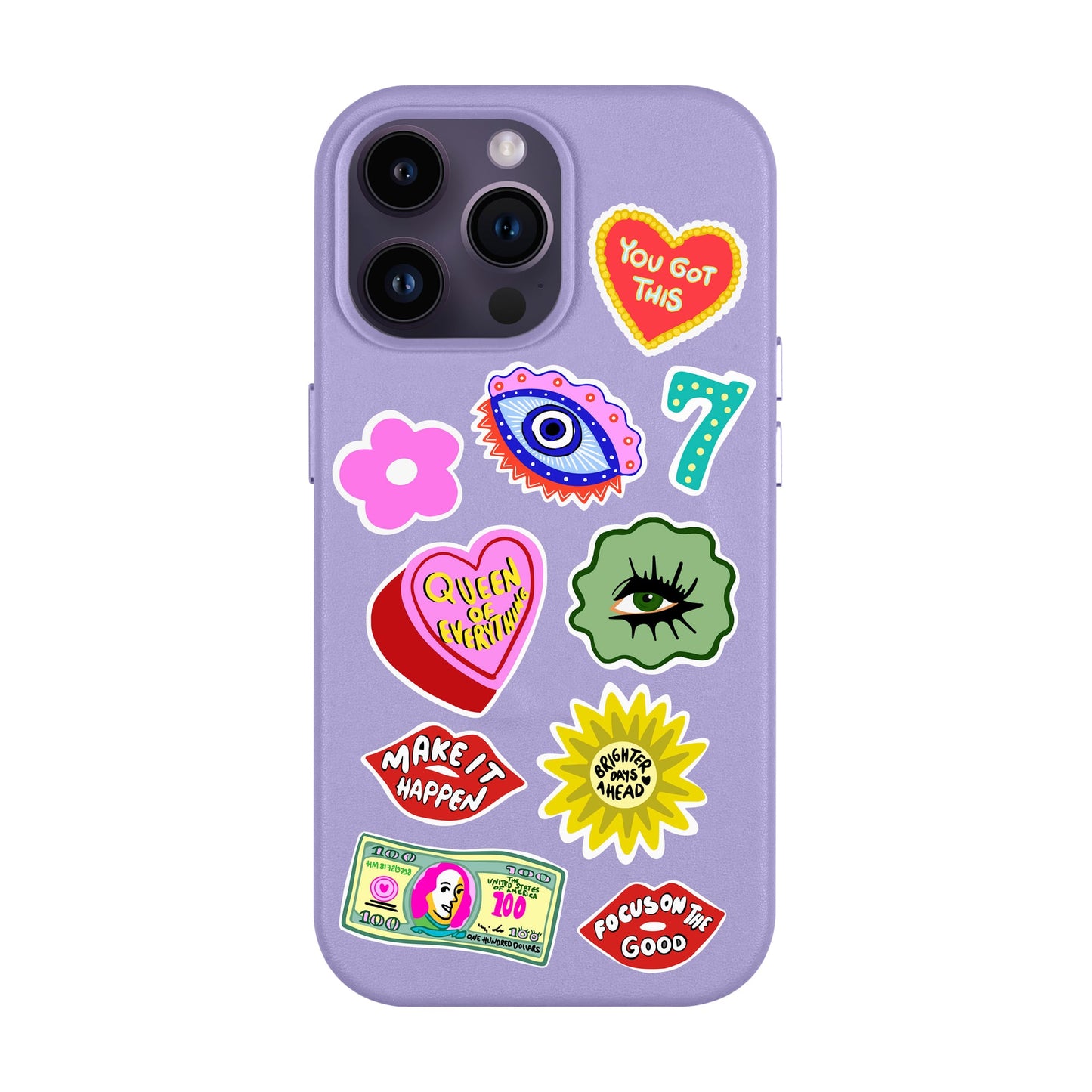 HM STICKERS-iPhone 14 Pro Max Leather Kılıf MagSafe Özellikli