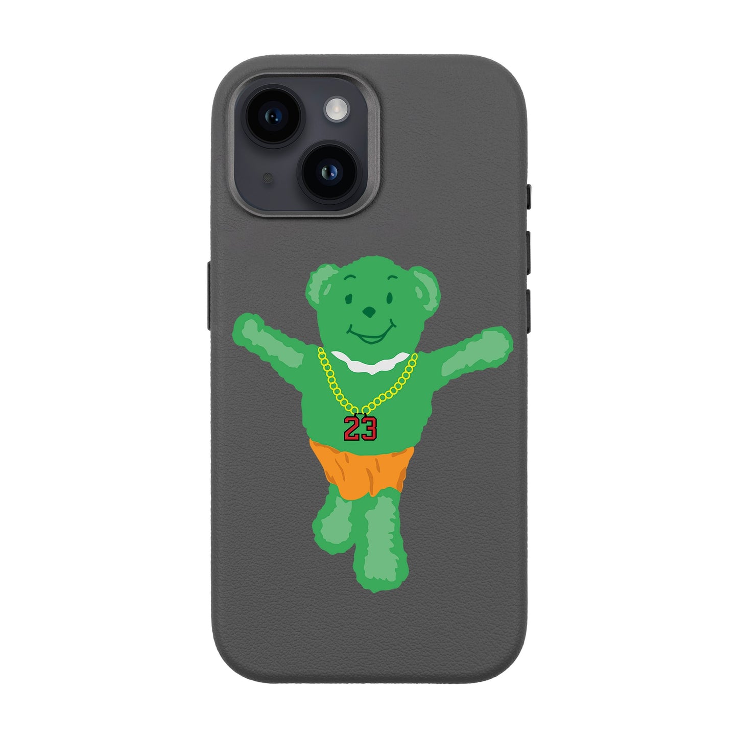 GREEN BEAR-iPhone 13 Leather Premium Kılıf MagSafe Özellikli