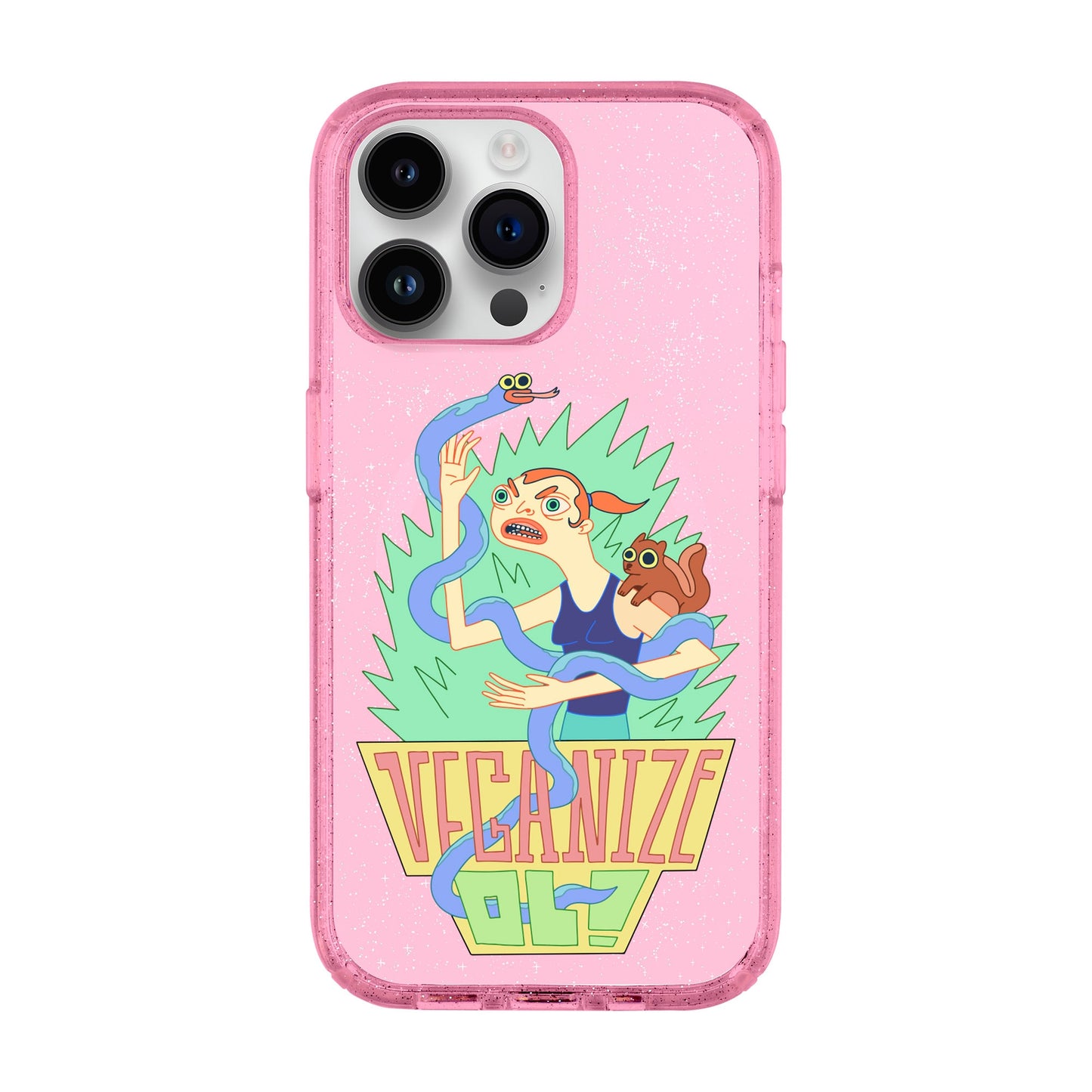 VEGANİZE-iPhone 14 Pro Max Shiny Kılıf MagSafe Özellikli