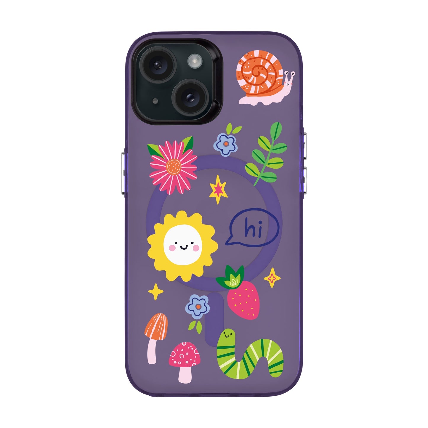 HELLO NATURE-iPhone 15 Hold Kılıf MagSafe Özellikli
