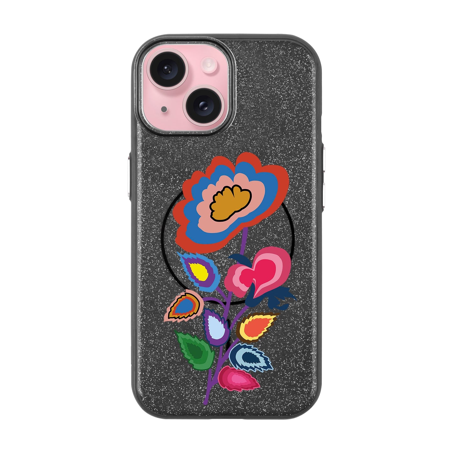 KNITTED FLOWER-iPhone 15 Plus Radiant Kılıf MagSafe Özellikli