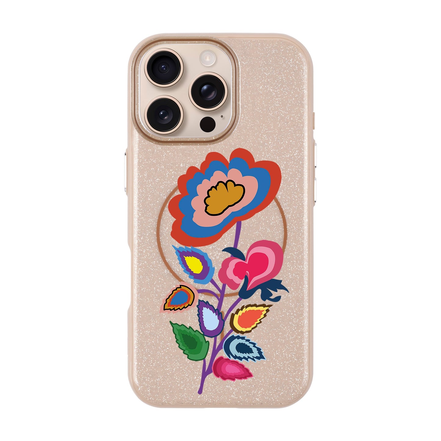 KNITTED FLOWER-iPhone 16 Pro Max Radiant Kılıf MagSafe Özellikli