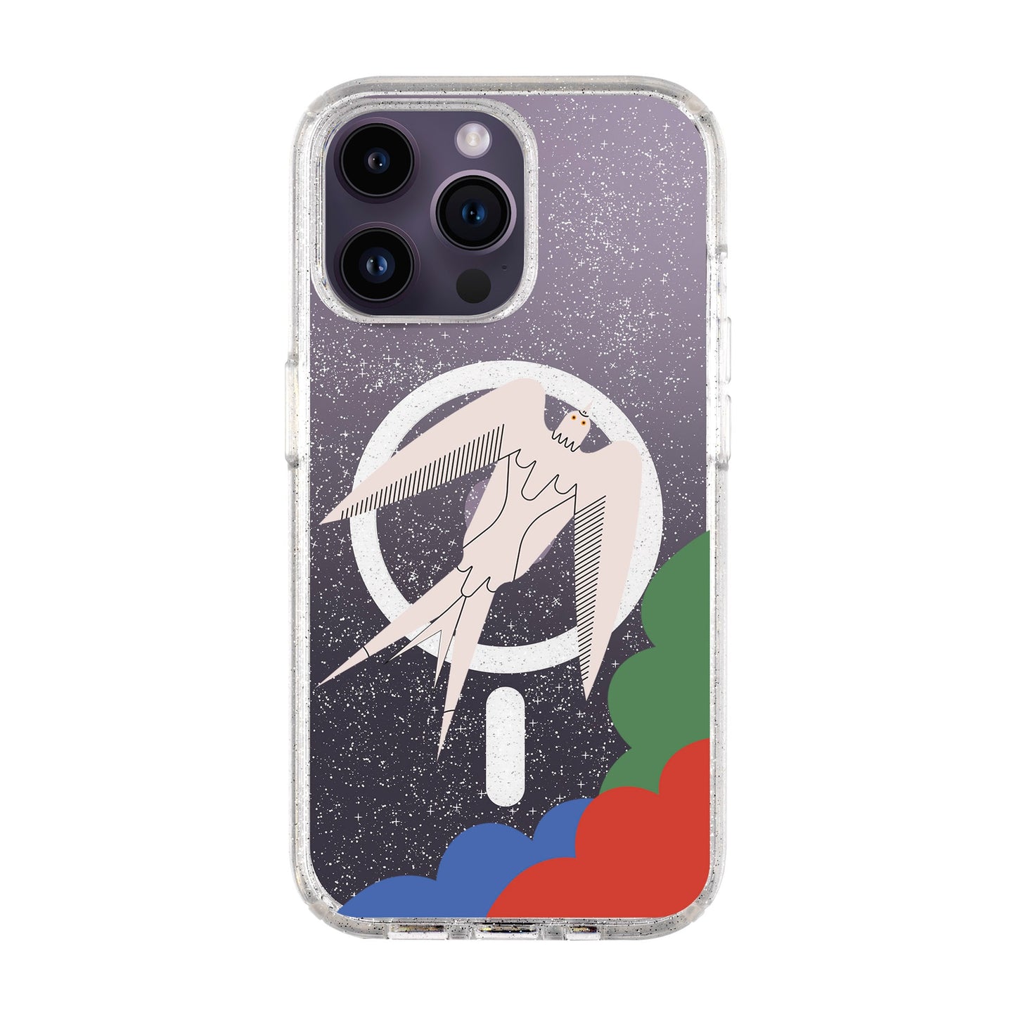 L’OISEAU LIBRE-iPhone 14 Pro Max Shiny Kılıf MagSafe Özellikli