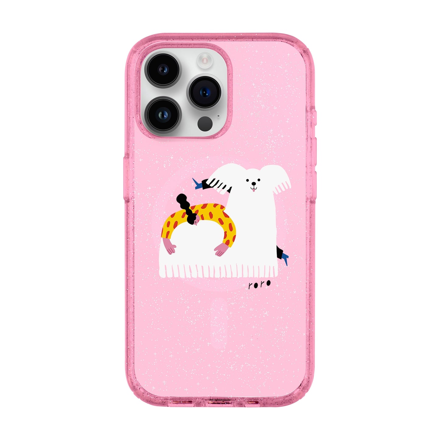 FANCY DOG-iPhone 14 Pro Max Shiny Kılıf MagSafe Özellikli