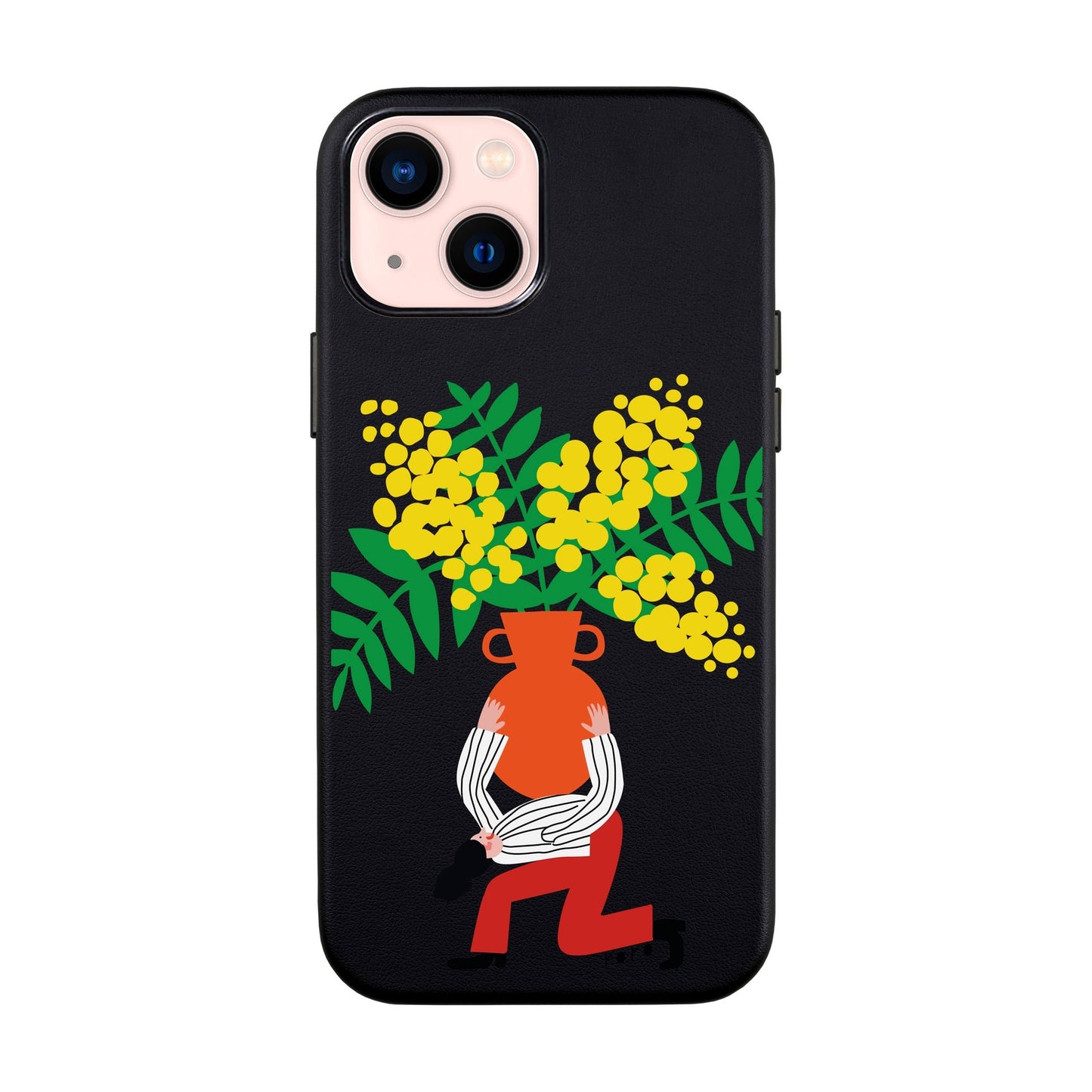 VASE-iPhone 14 Leather Kılıf