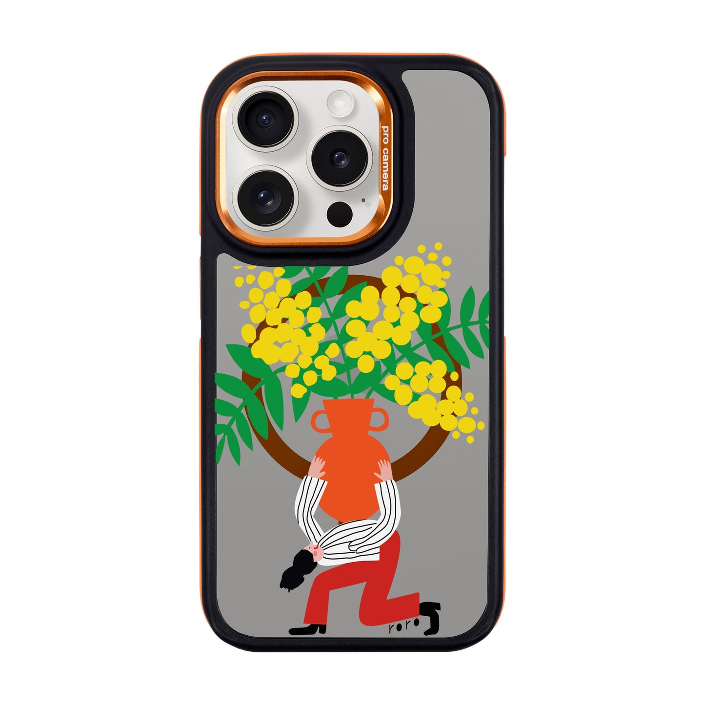 VASE-iPhone 15 Pro Dark Kılıf MagSafe Özellikli