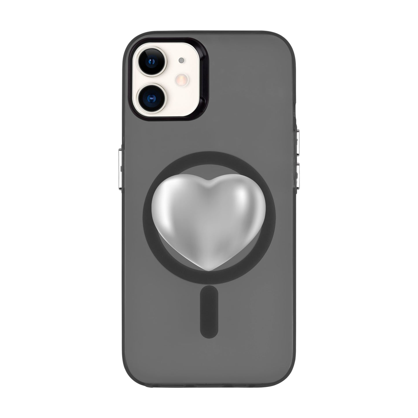 SILVER HEART-iPhone 11 Hold Kılıf MagSafe Özellikli