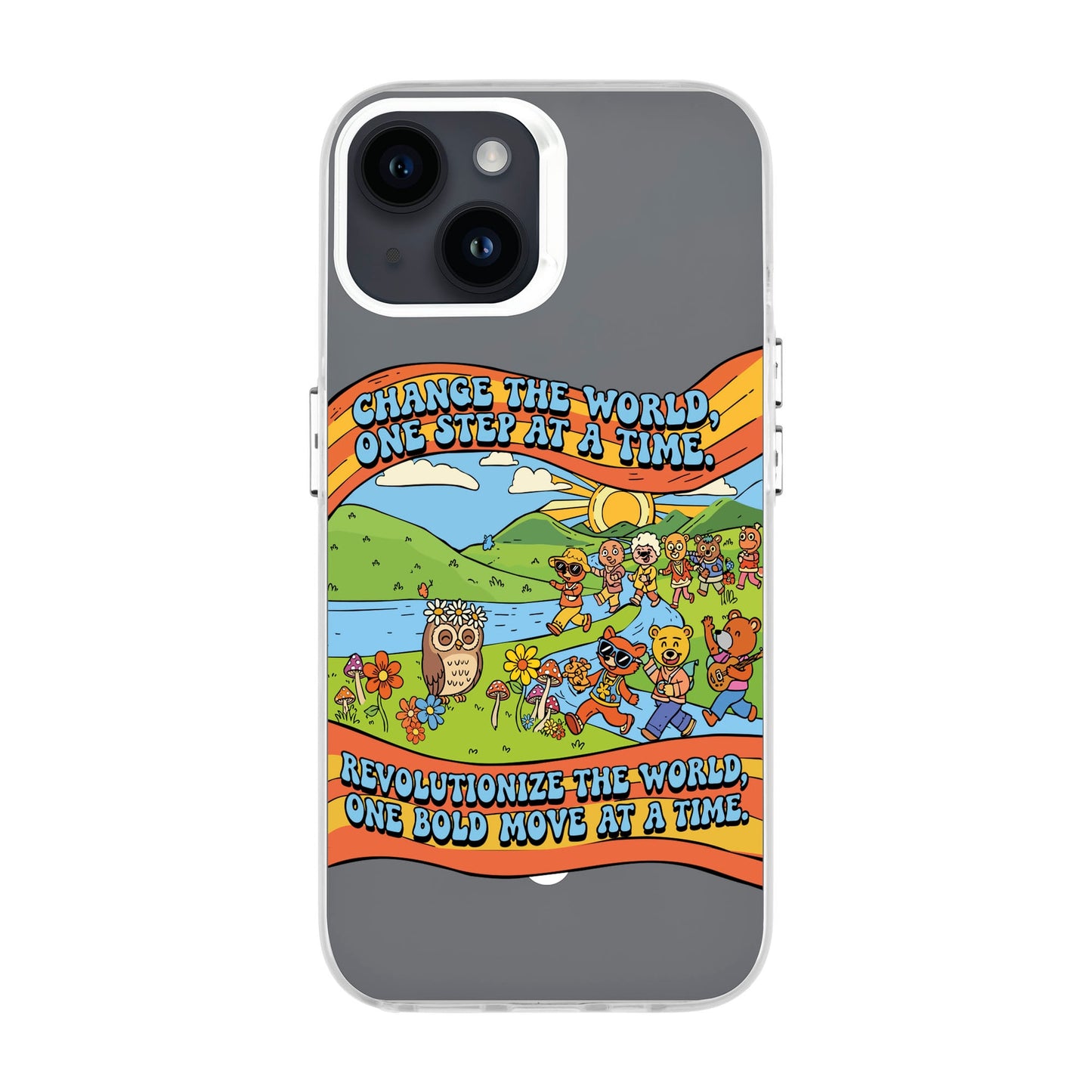 CHANGE THE WORLD-iPhone 14 Hold Kılıf MagSafe Özellikli
