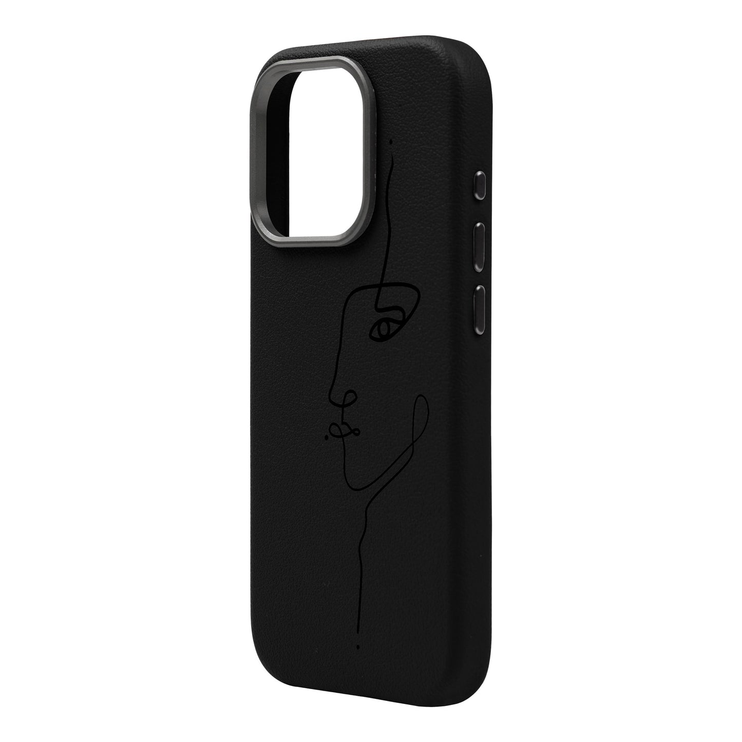 FACE-iPhone 15 Leather Premium Kılıf MagSafe Özellikli