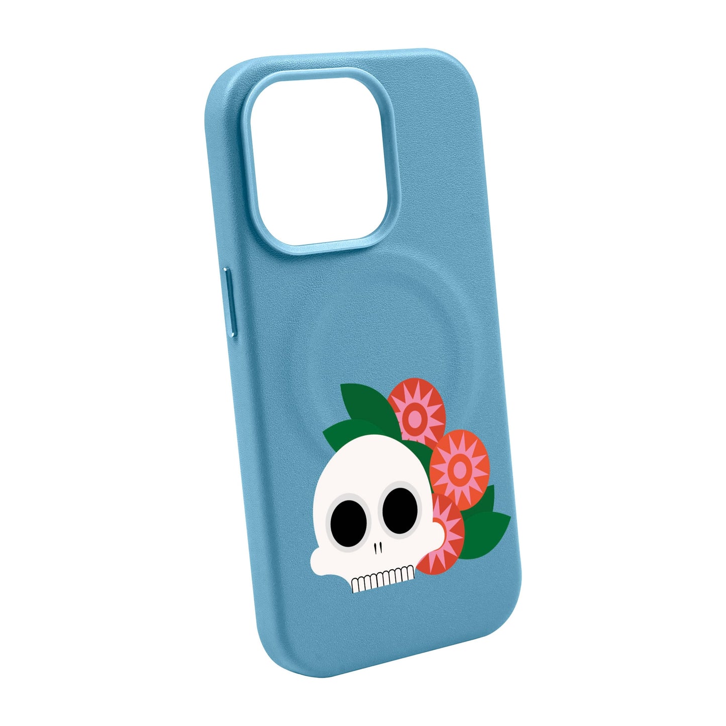 MEMENTO BLOOM-iPhone 14 Pro Max Leather Kılıf MagSafe Özellikli