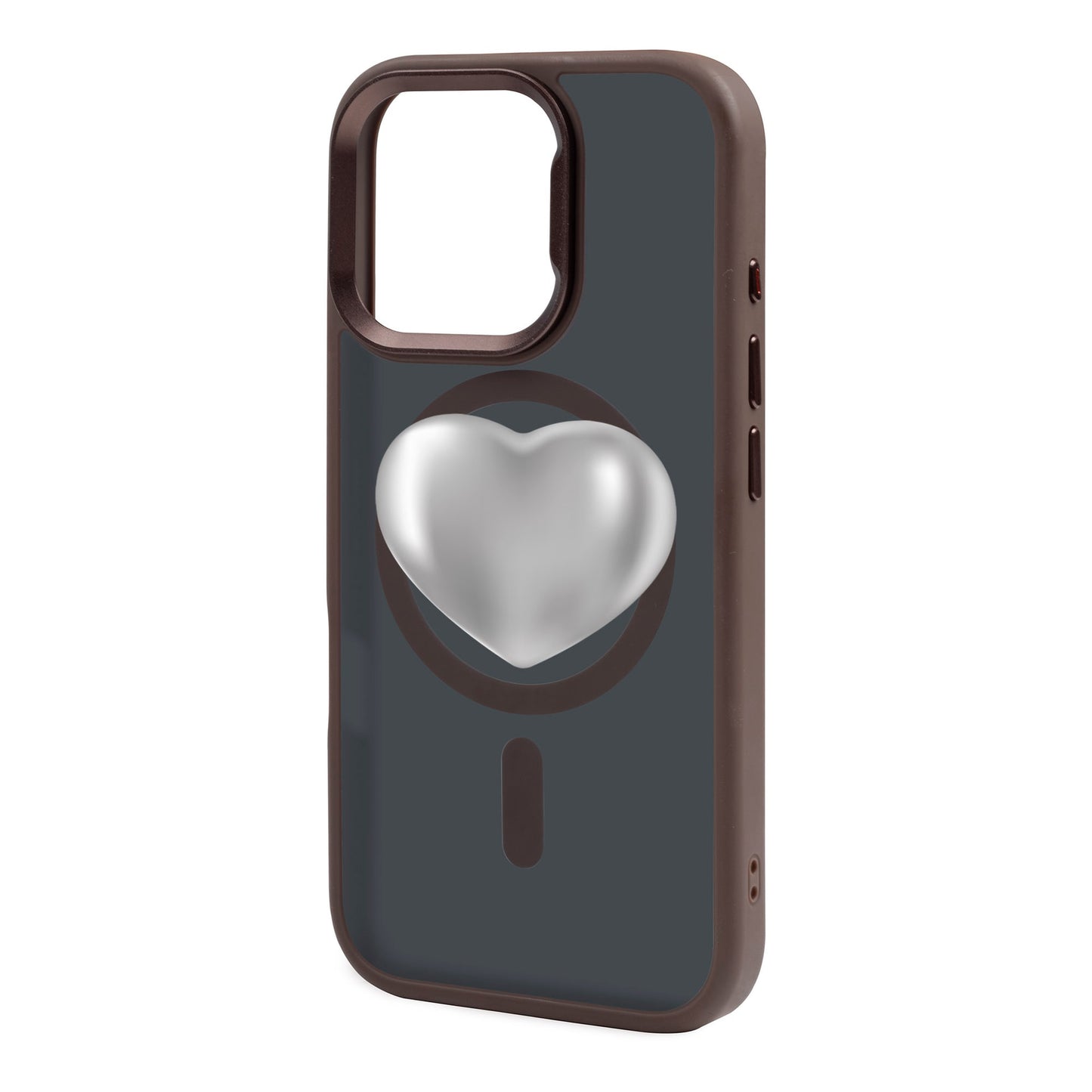 SILVER HEART-iPhone 16 Pro Max Rise Kılıf MagSafe Özellikli