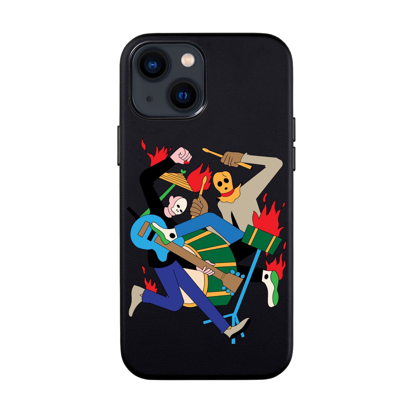MONSTER MASH-iPhone 14 Leather Kılıf