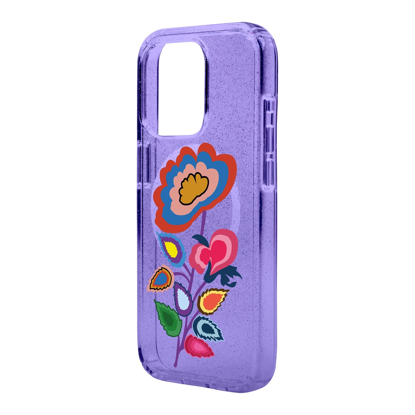 KNITTED FLOWER-iPhone 15 Shiny Kılıf MagSafe Özellikli