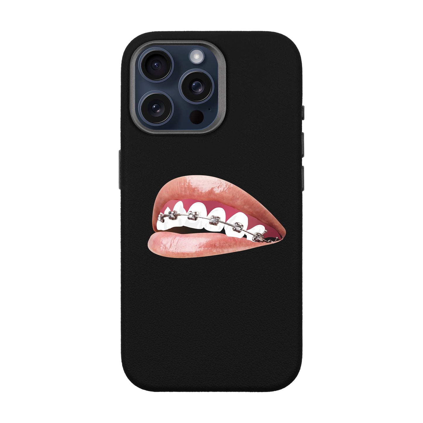 ORTHODONTIST-iPhone 15 Pro Max Leather Premium Kılıf MagSafe Özellikli