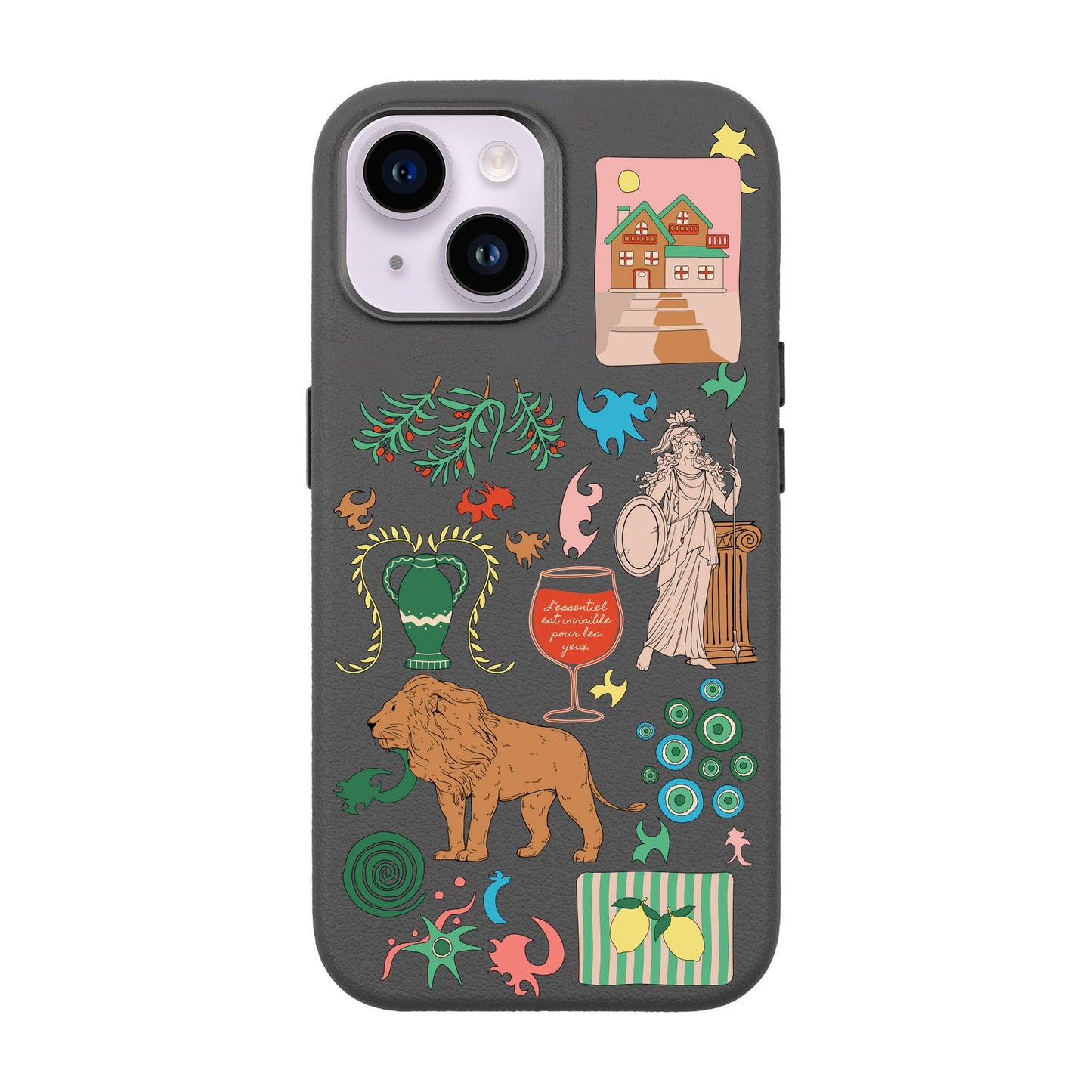 IODES SOUL TRAVELLER-iPhone 14 Leather Premium Kılıf MagSafe Özellikli