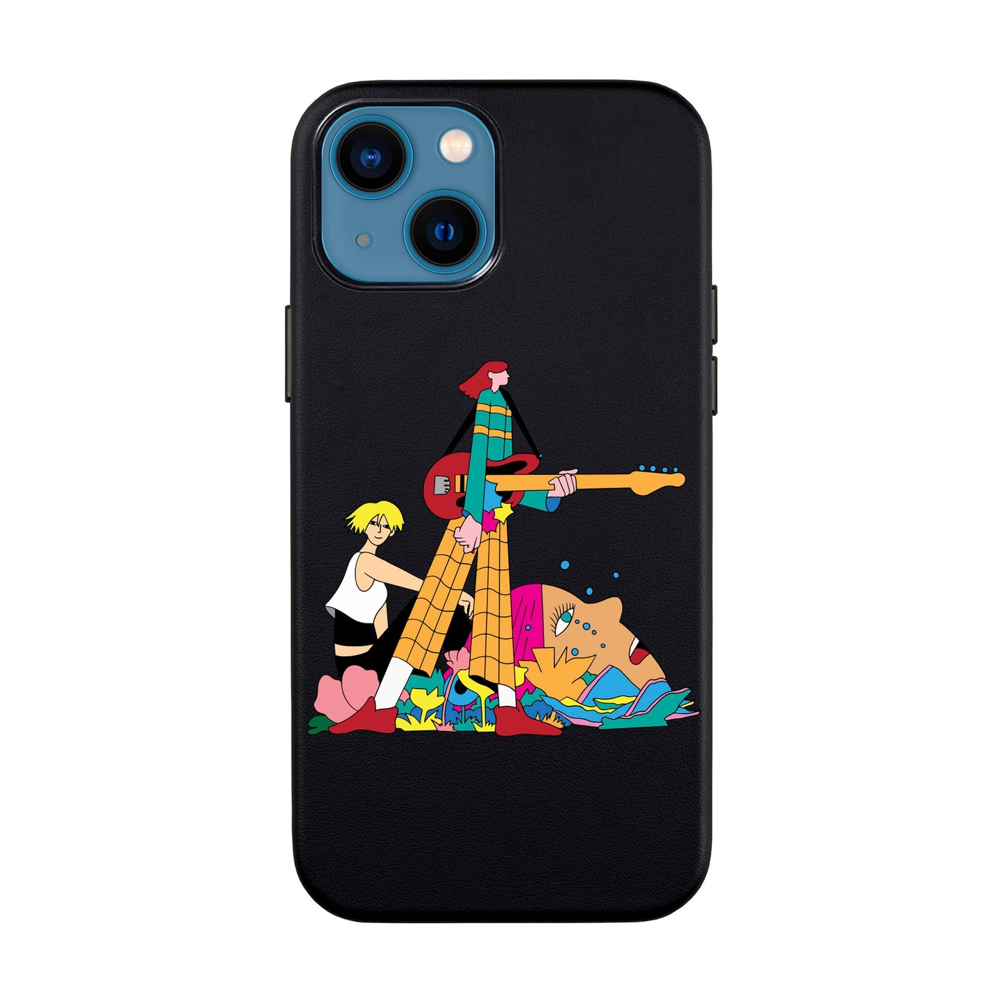 HER BAND-iPhone 14 Leather Kılıf