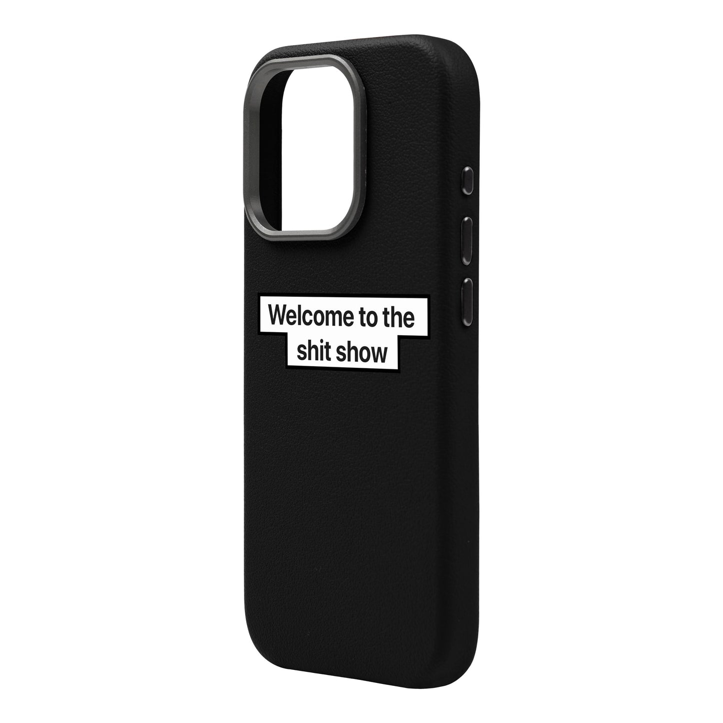 WELCOME-iPhone 16 Pro Max Leather Premium Kılıf MagSafe Özellikli