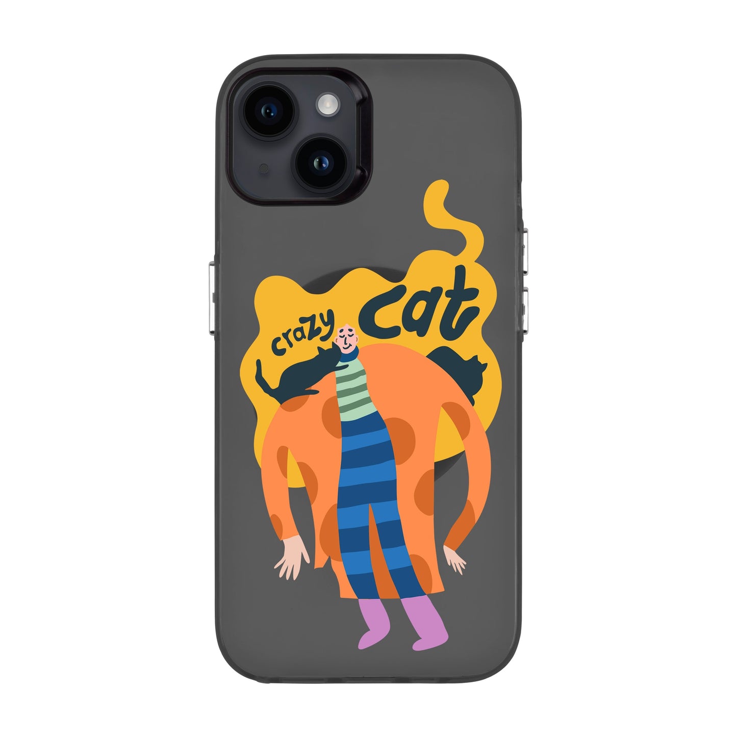 CRAZY CAT-iPhone 14 Plus Hold Kılıf MagSafe Özellikli