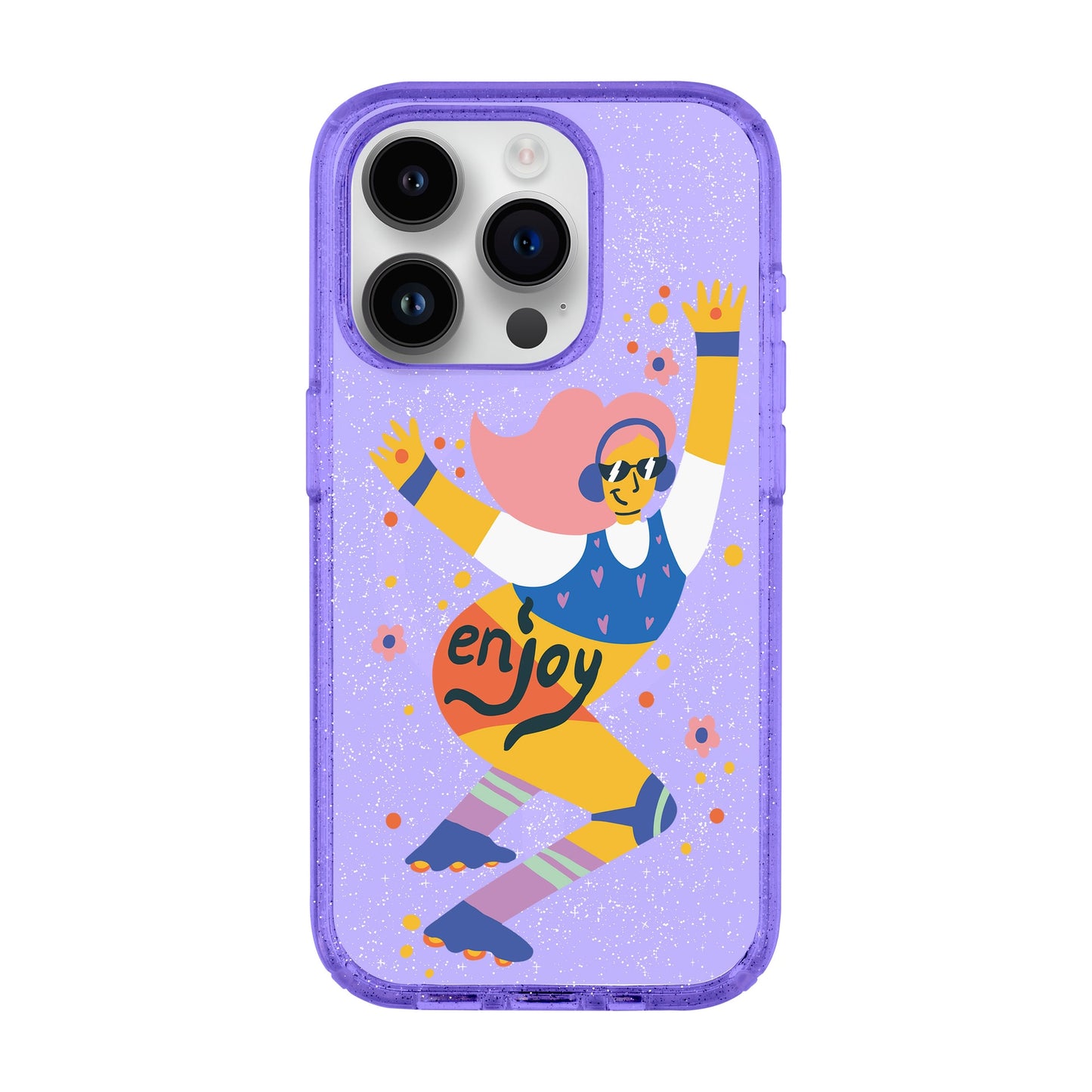 ENJOY-iPhone 14 Pro Shiny Kılıf MagSafe Özellikli