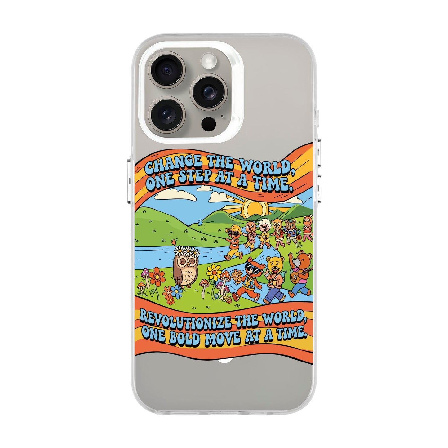 CHANGE THE WORLD-iPhone 15 Pro Max Hold Kılıf MagSafe Özellikli