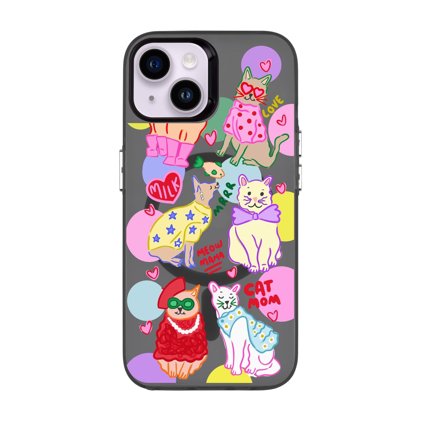 CAT MOM-iPhone 14 Hold Kılıf MagSafe Özellikli