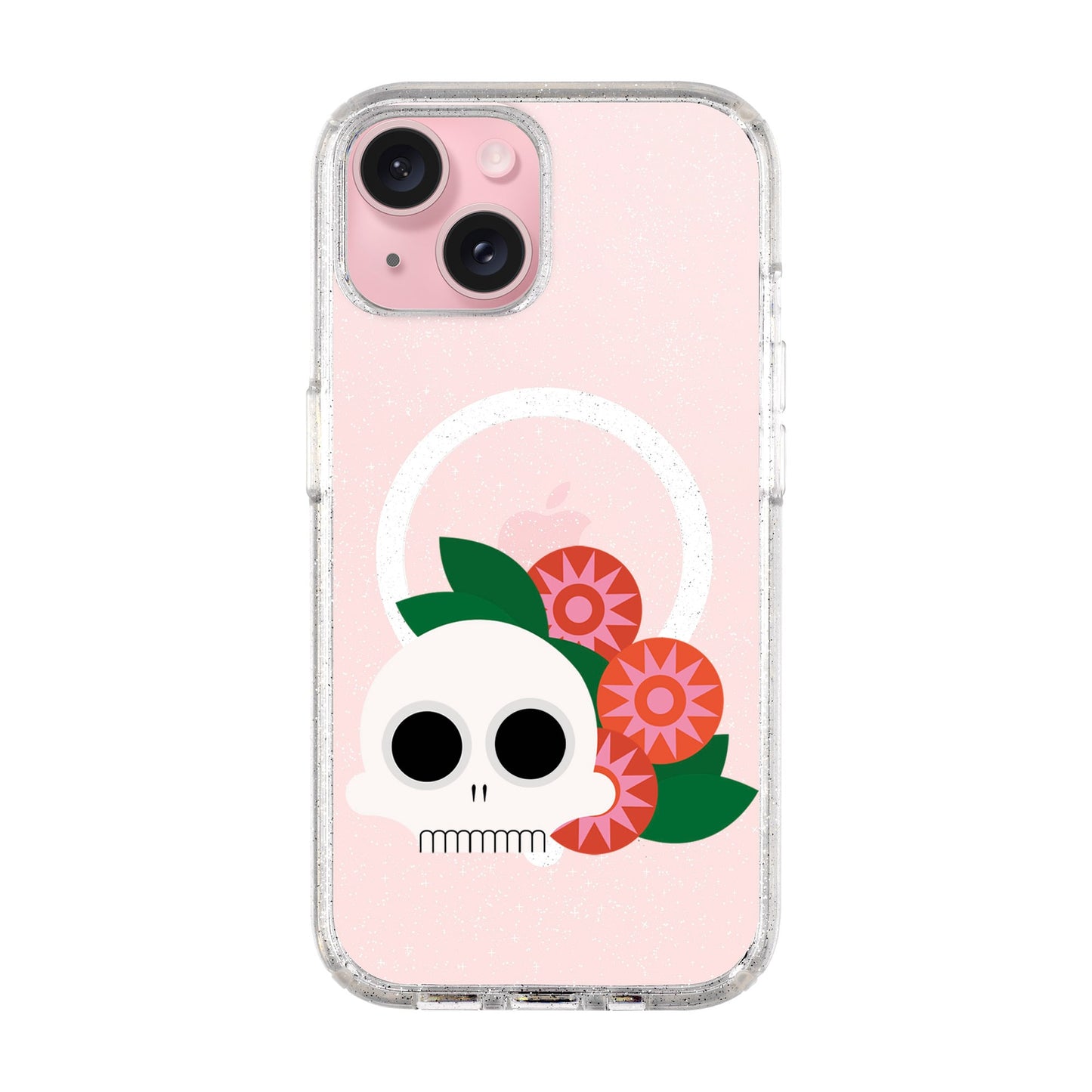 MEMENTO BLOOM-iPhone 15 Plus Shiny Kılıf MagSafe Özellikli