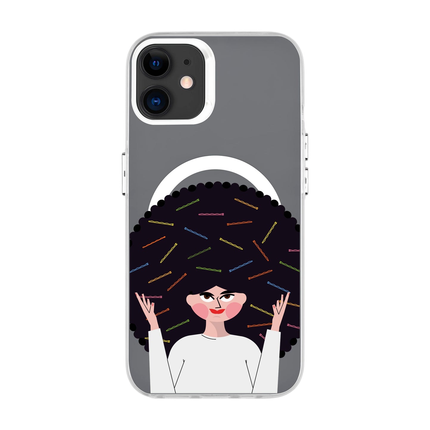 TANGLES OF HAPPINESS-iPhone 12 Hold Kılıf MagSafe Özellikli
