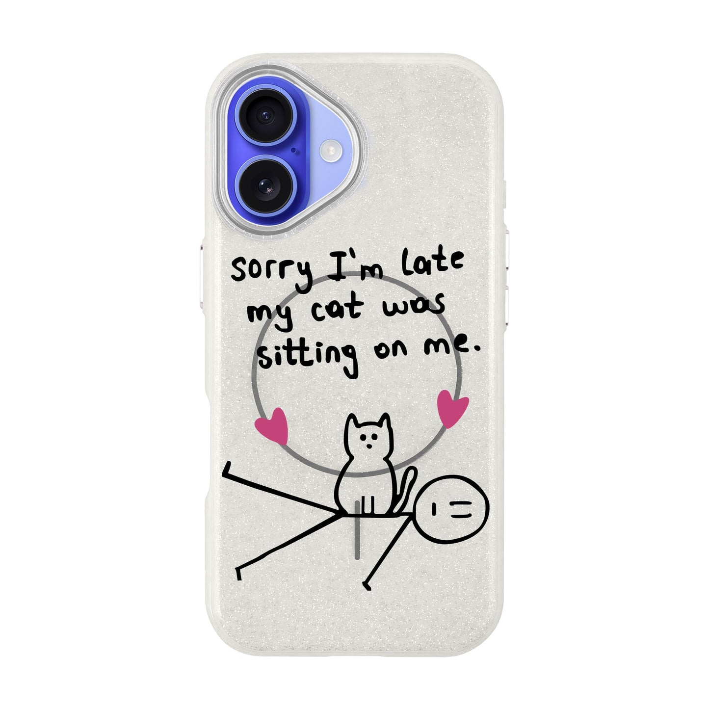SORRY I'M LATE-iPhone 16 Radiant Kılıf MagSafe Özellikli