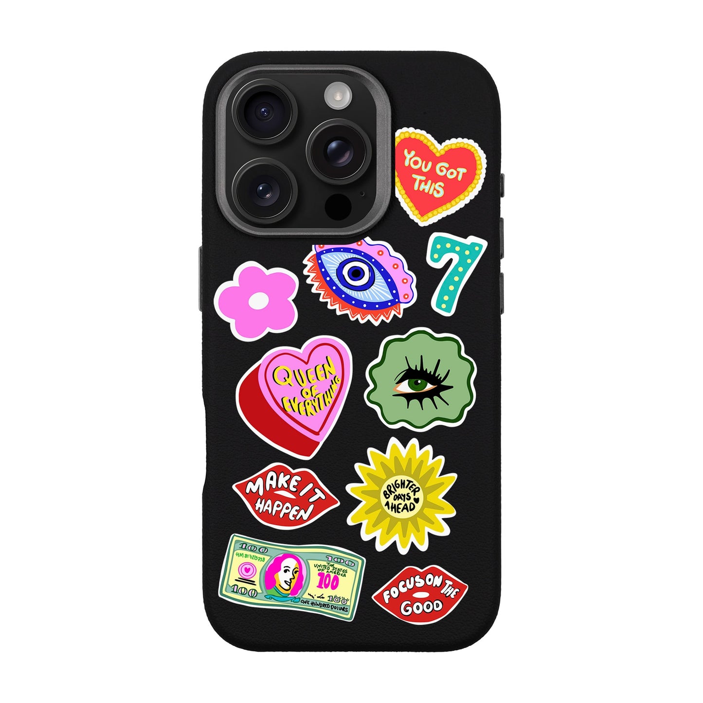HM STICKERS-iPhone 16 Pro Leather Premium Kılıf MagSafe Özellikli