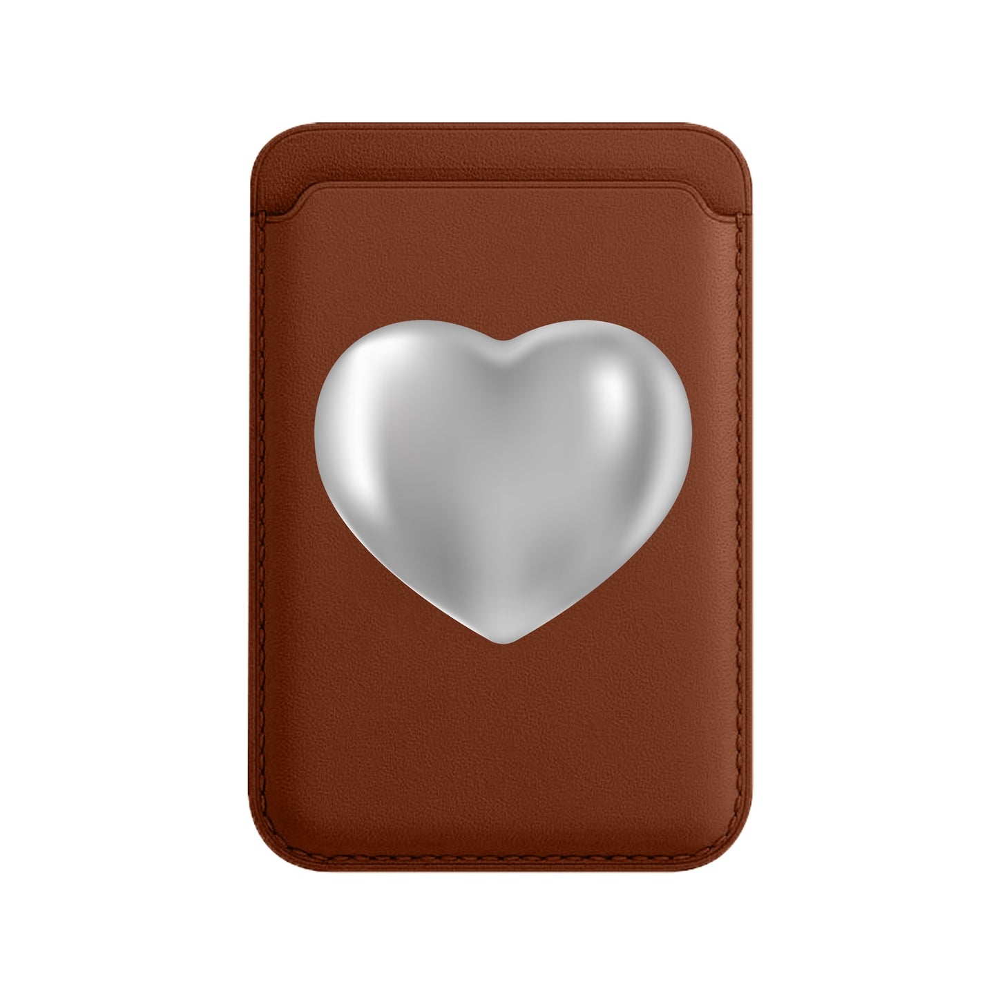 SILVER HEART-Leather Kartlık