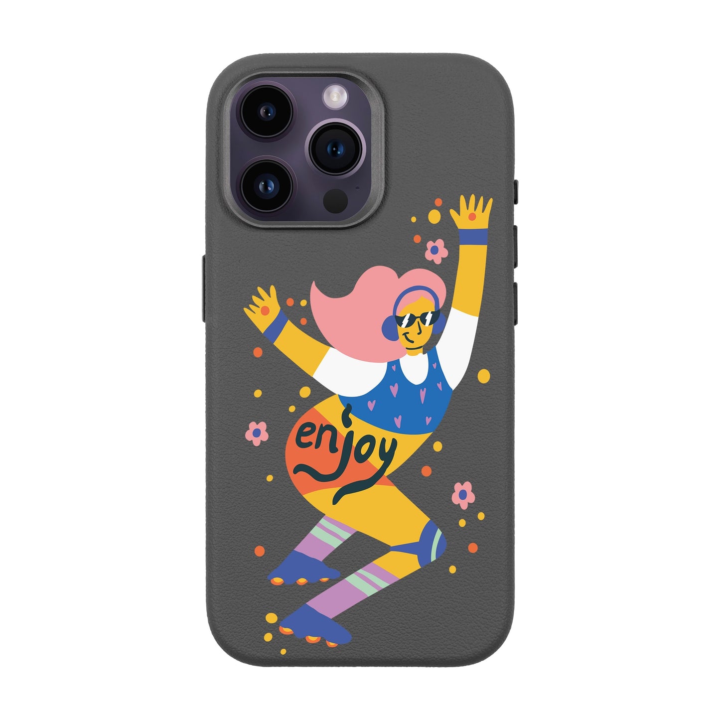 ENJOY-iPhone 14 Pro Max Leather Premium Kılıf MagSafe Özellikli