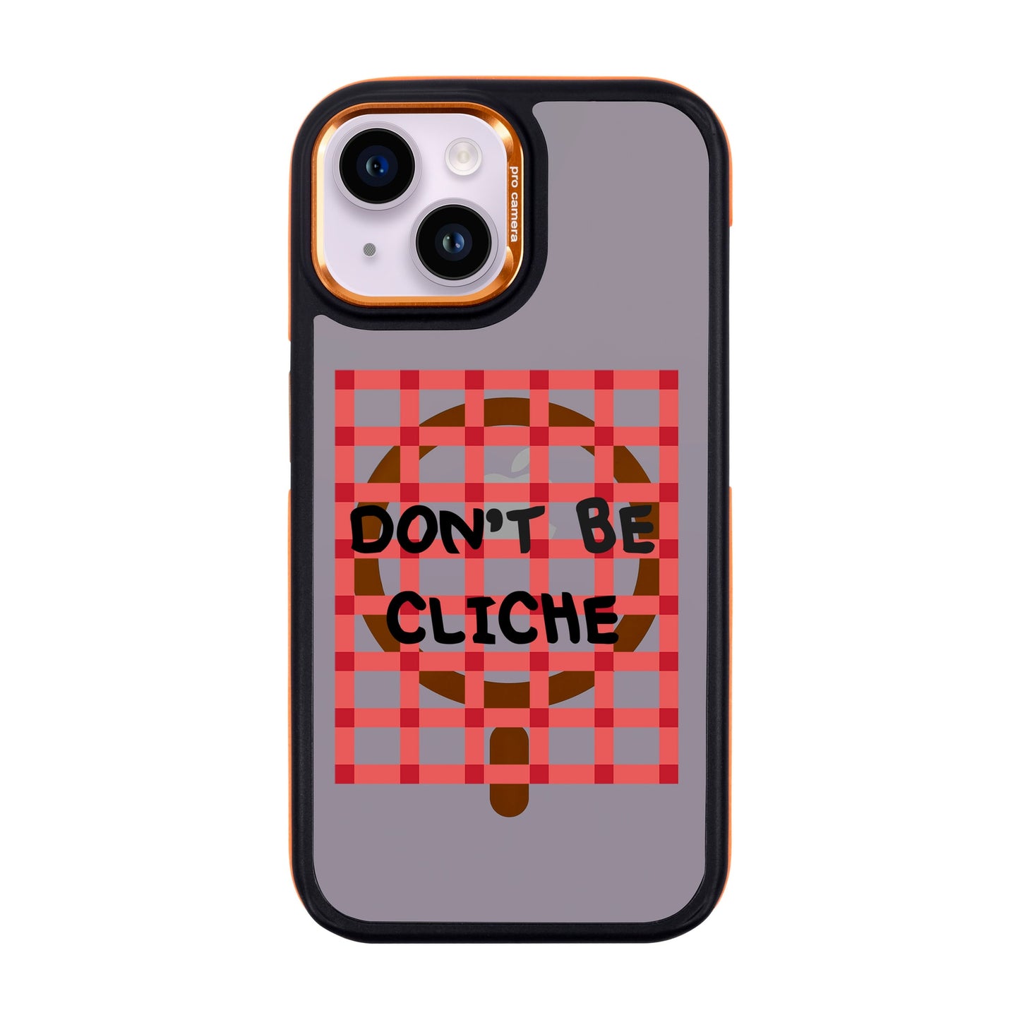 DON'T BE CLICHE-iPhone 14 Dark Kılıf MagSafe Özellikli