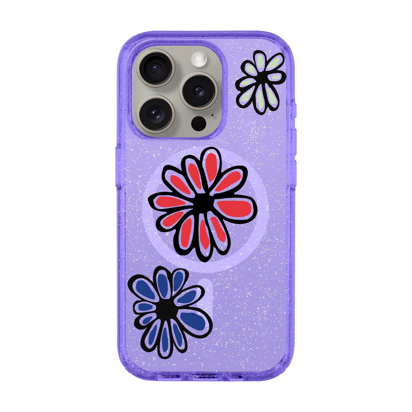 FLORIST-iPhone 15 Pro Shiny Kılıf MagSafe Özellikli