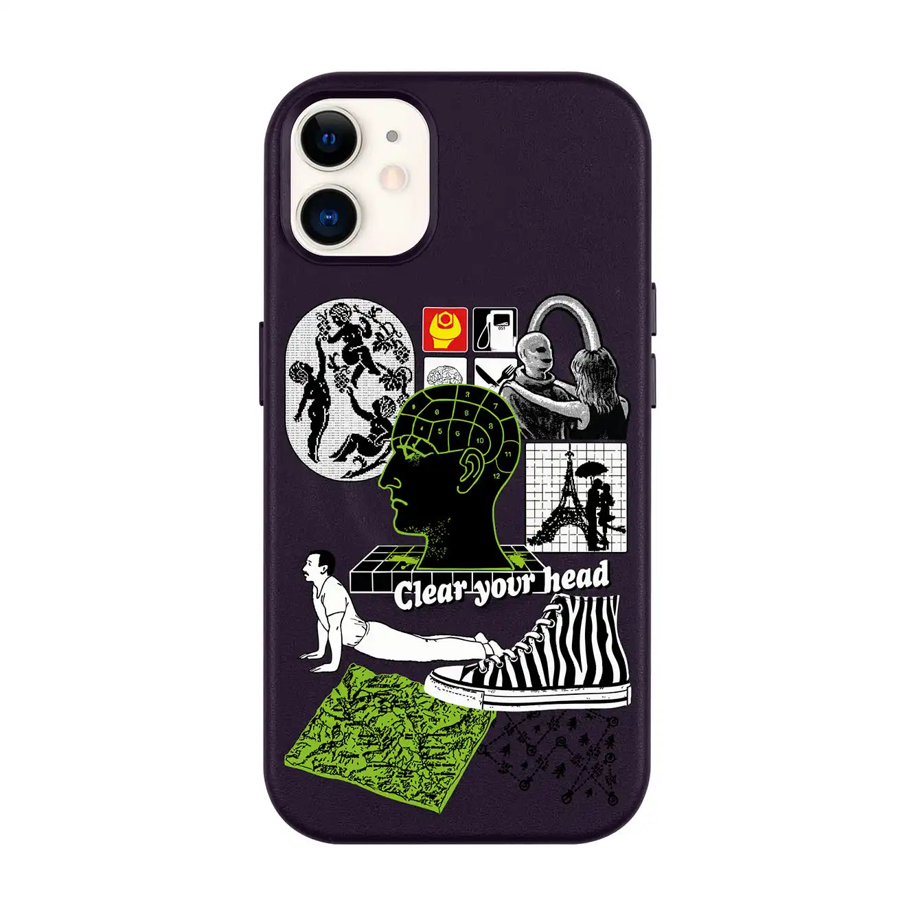 CLEAR YOUR HEAD-iPhone 11 Leather Kılıf MagSafe Özellikli