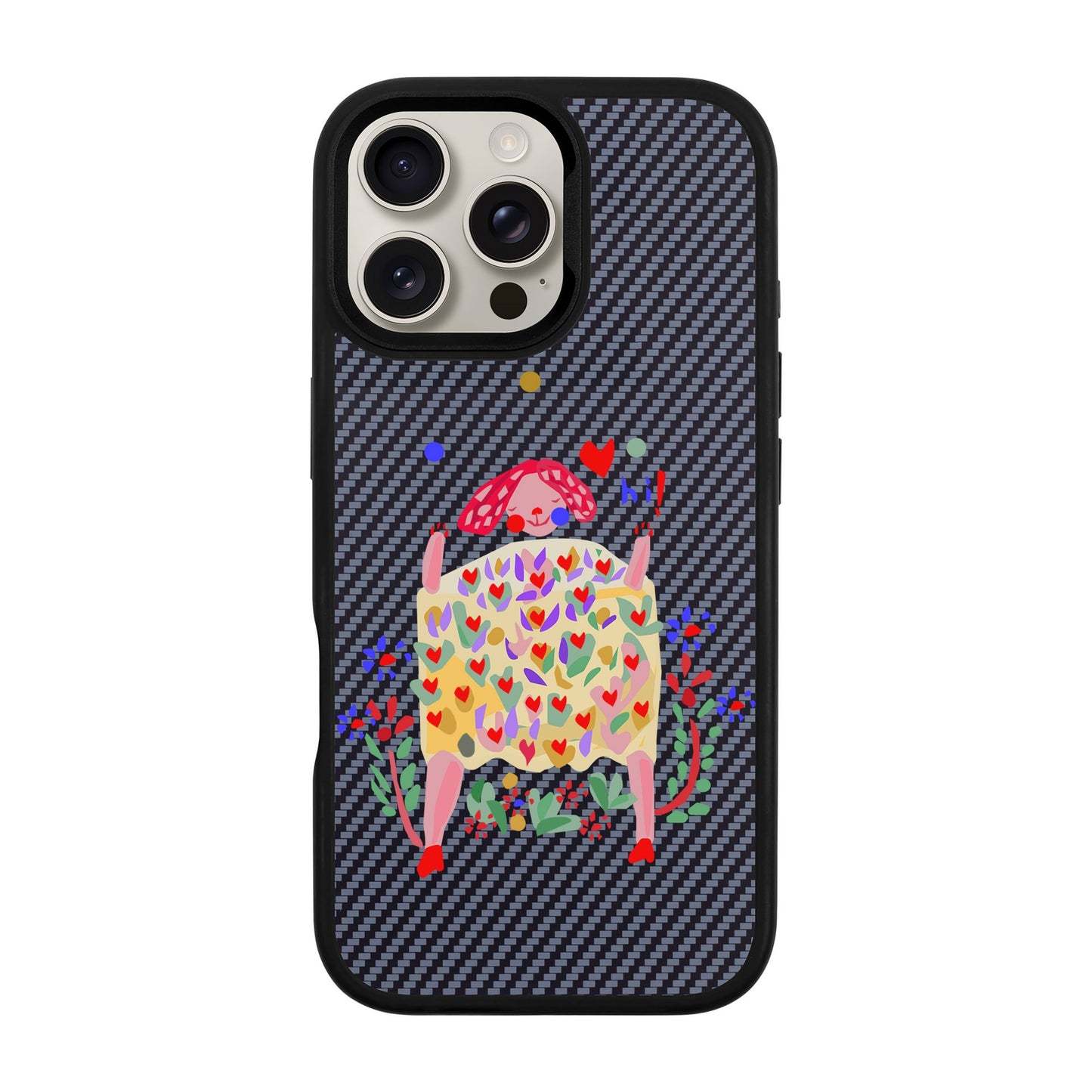 ÜÇ TOP-iPhone 16 Pro Max Plaid Kılıf MagSafe Özellikli