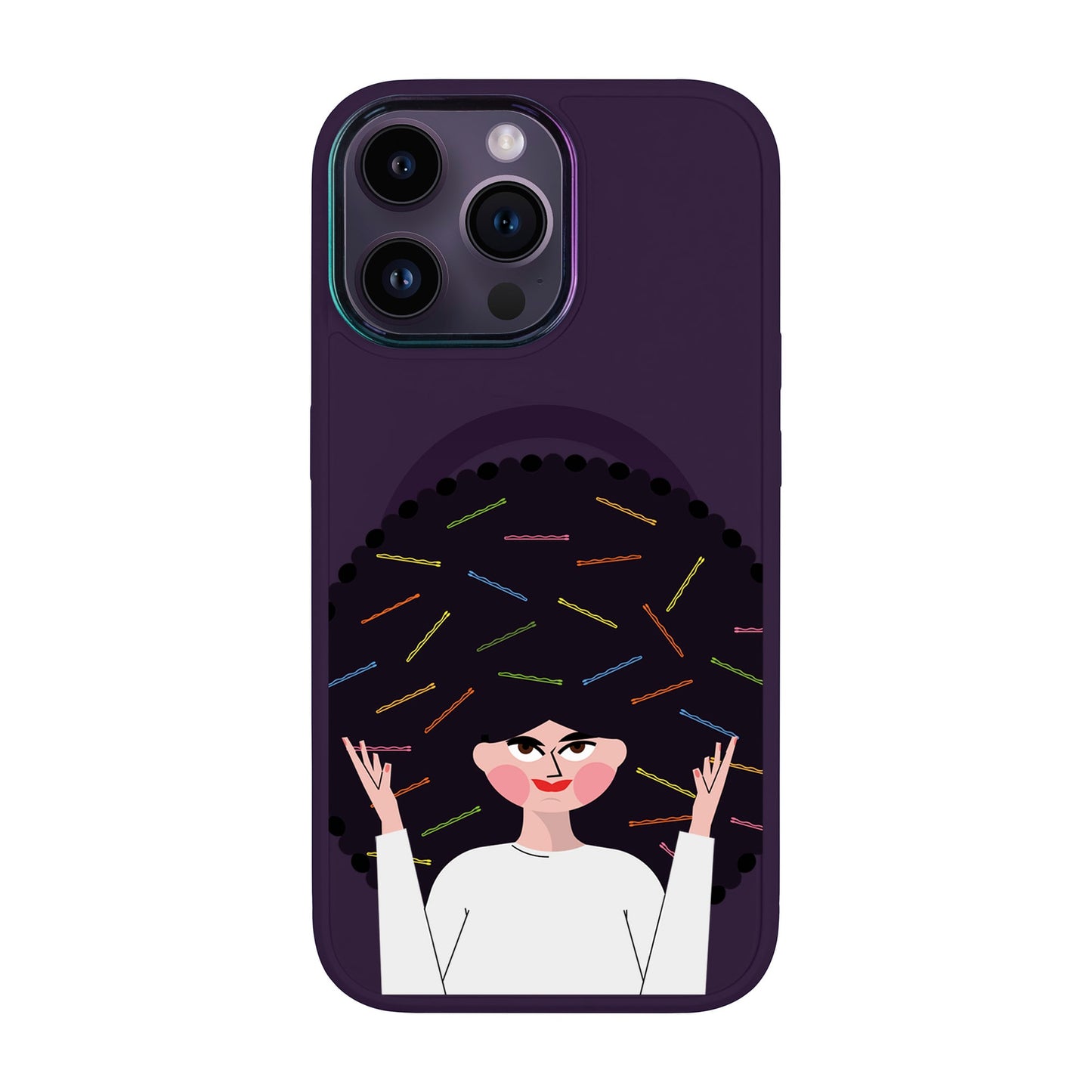 TANGLES OF HAPPINESS-iPhone 14 Pro Max Vigor Kılıf MagSafe Özellikli