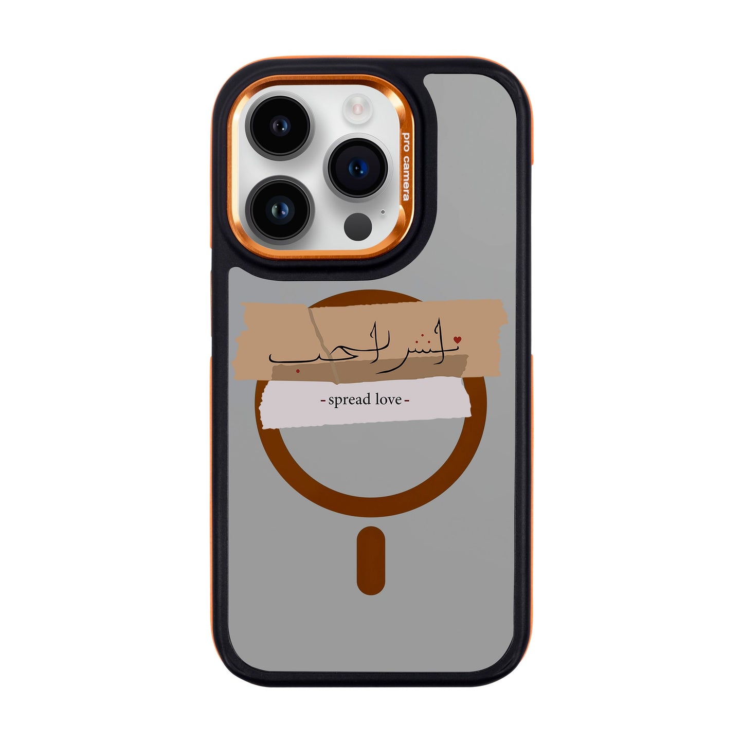 SPREAD LOVE-iPhone 14 Pro Dark Kılıf MagSafe Özellikli