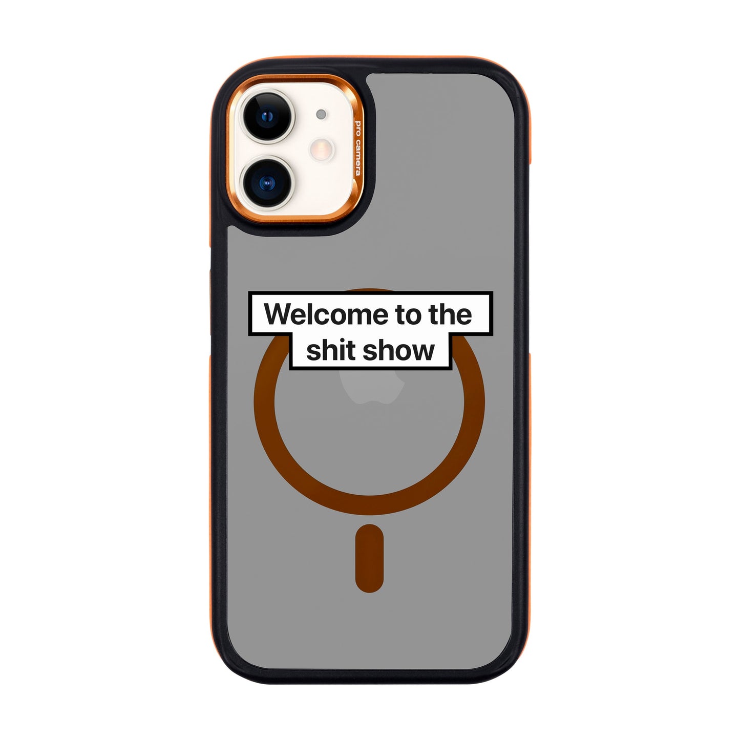 WELCOME-iPhone 11 Dark Kılıf MagSafe Özellikli