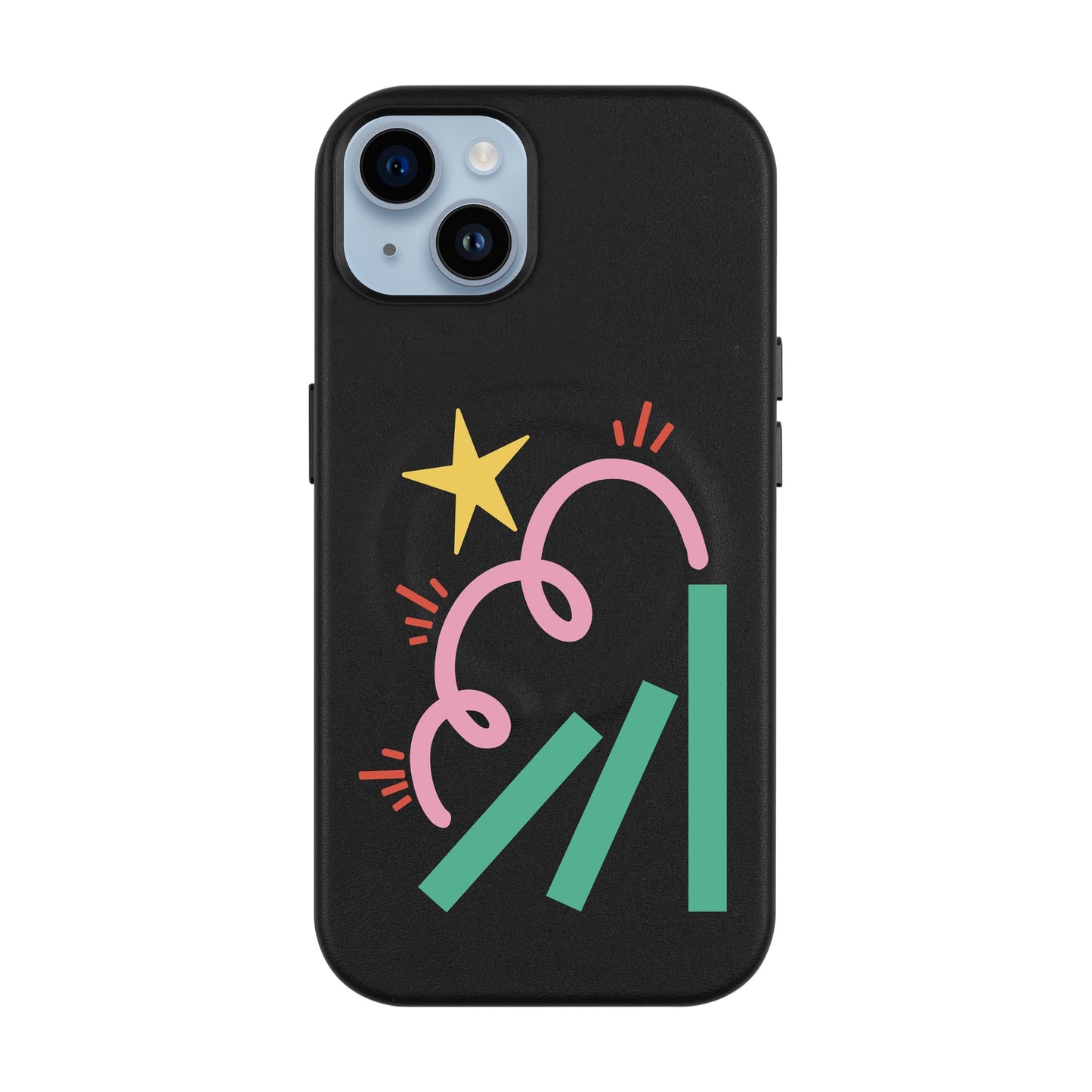 DOMINO-iPhone 14 Plus Leather Kılıf MagSafe Özellikli