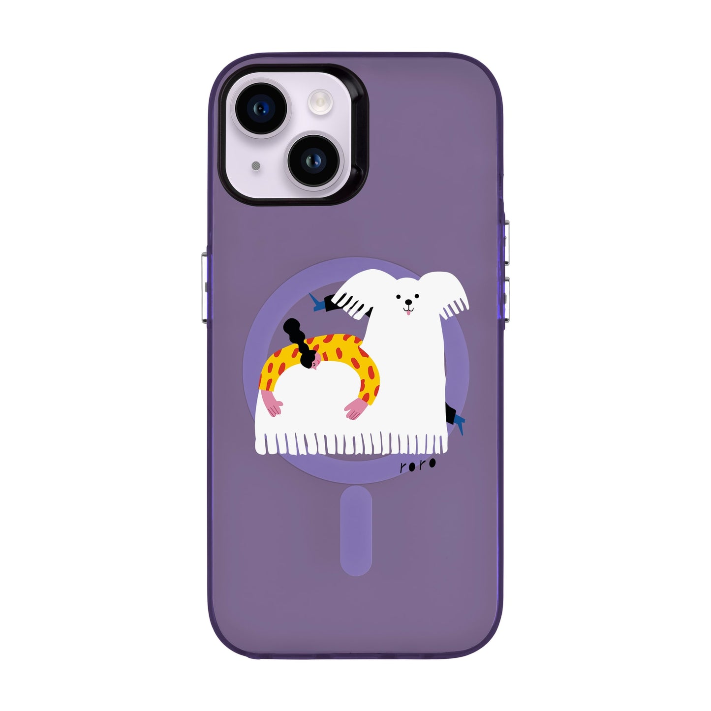 FANCY DOG-iPhone 14 Hold Kılıf MagSafe Özellikli