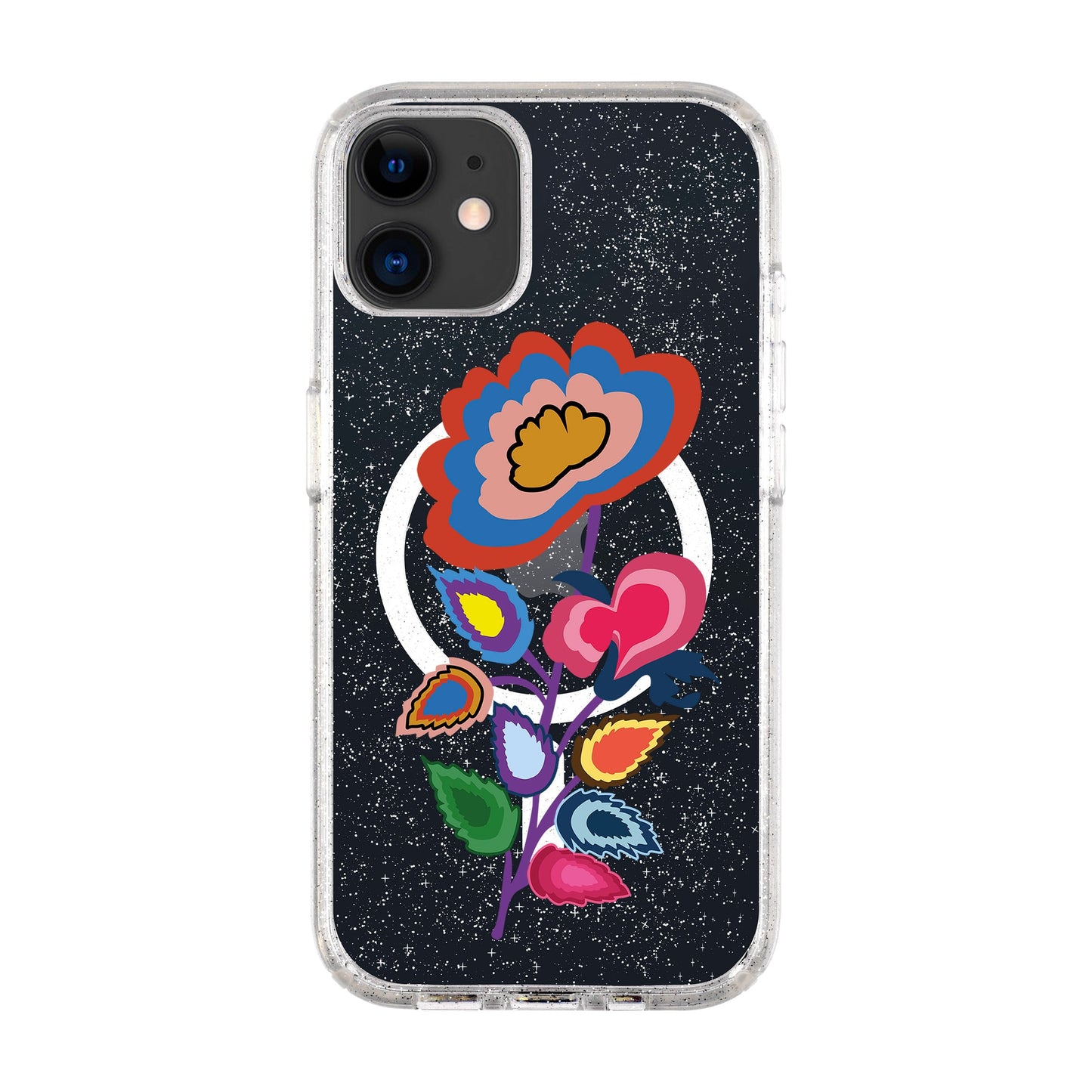 KNITTED FLOWER-iPhone 11 Shiny Kılıf MagSafe Özellikli