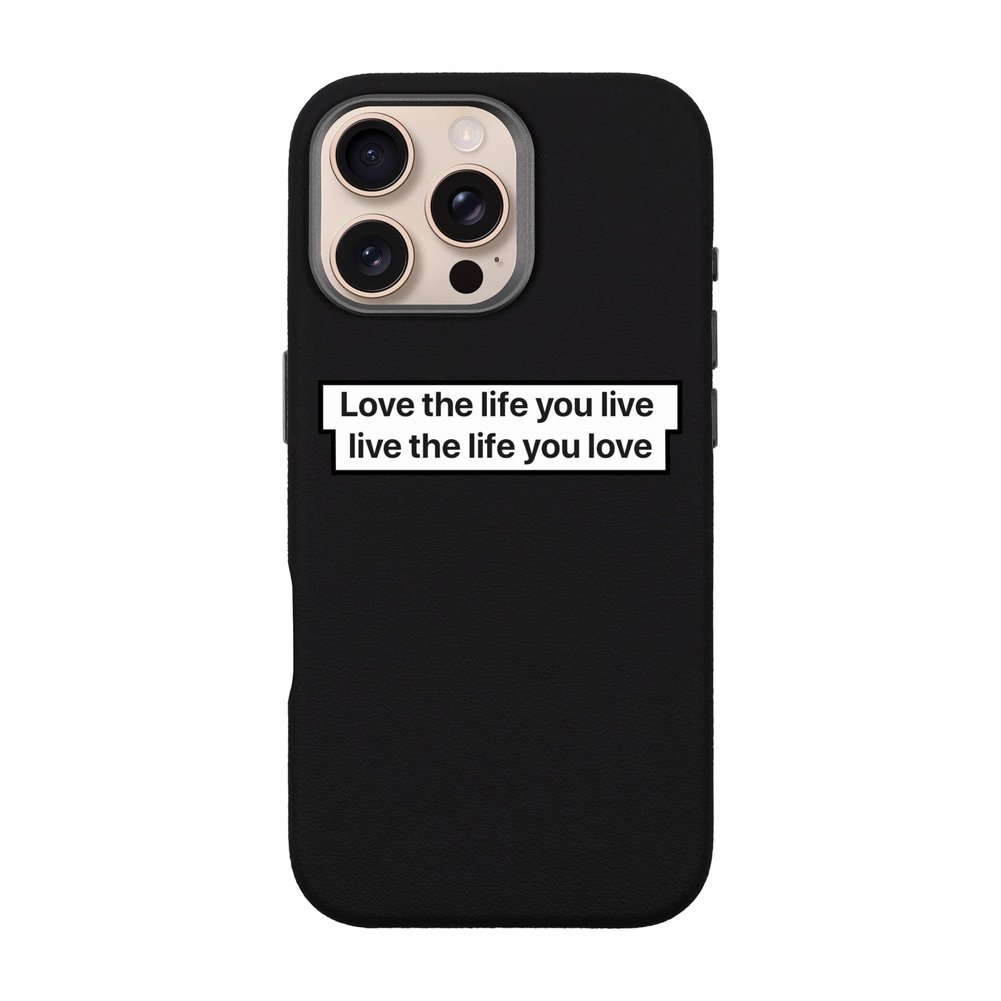 LOVE THE LIFE-iPhone 16 Pro Max Leather Premium Kılıf MagSafe Özellikli
